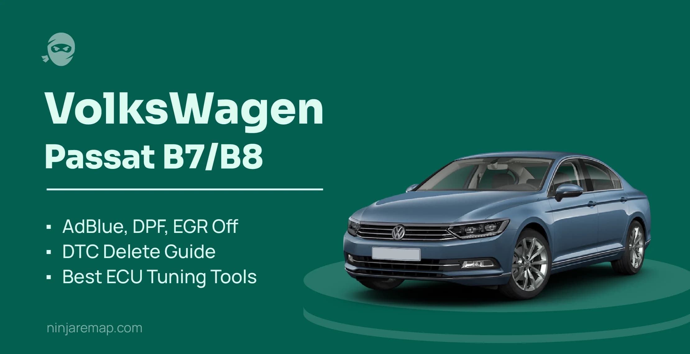 VW Passat B7/B8 AdBlue, DPF, EGR & DTC Off Guide