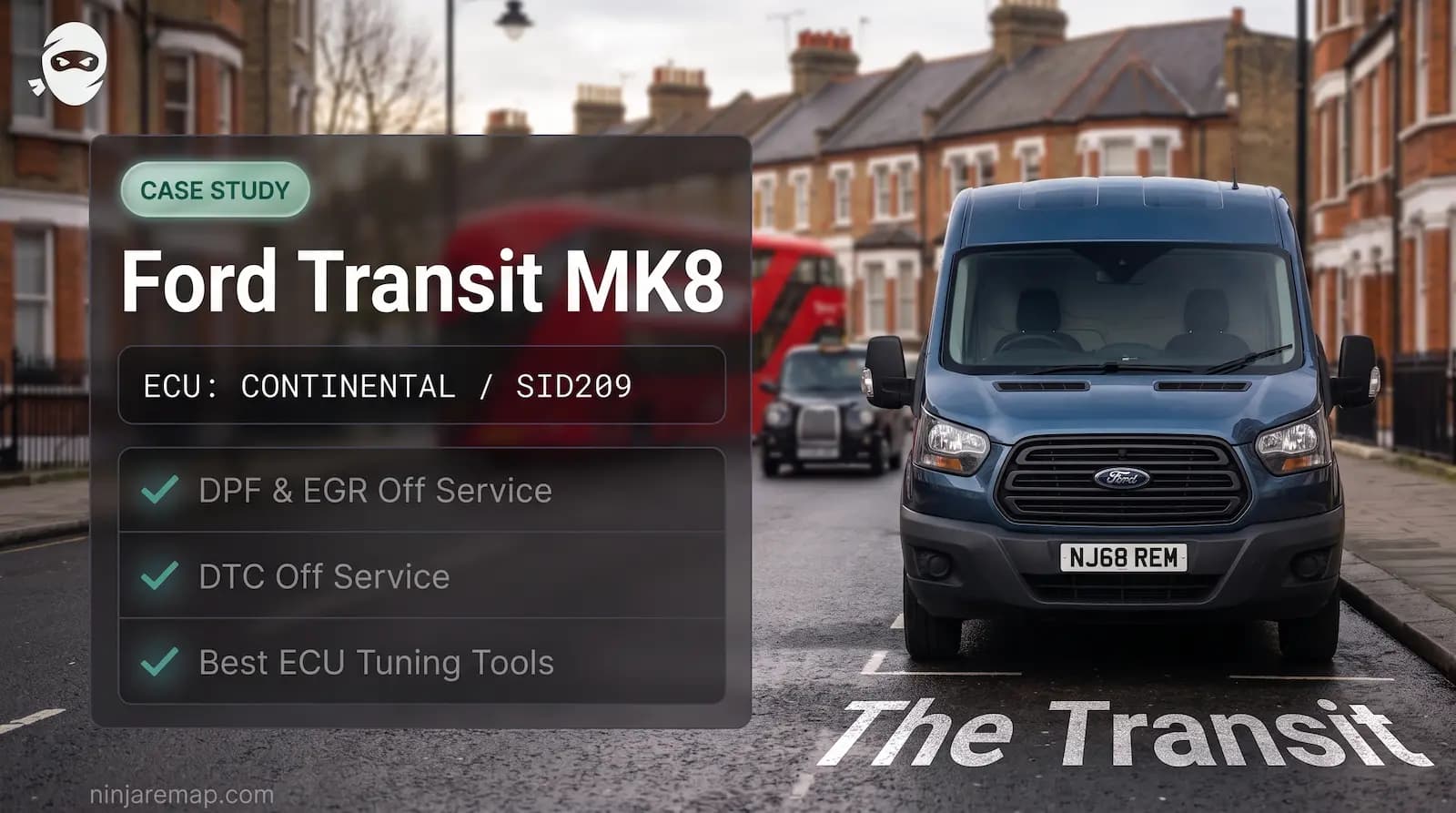 Online DPF, EGR and DTC off Service for Ford Transit