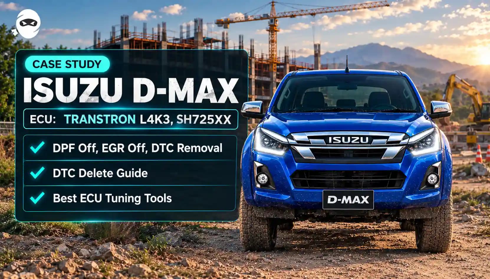 DPF,EGR and DTC removal service for Isuzu Dmax RT85