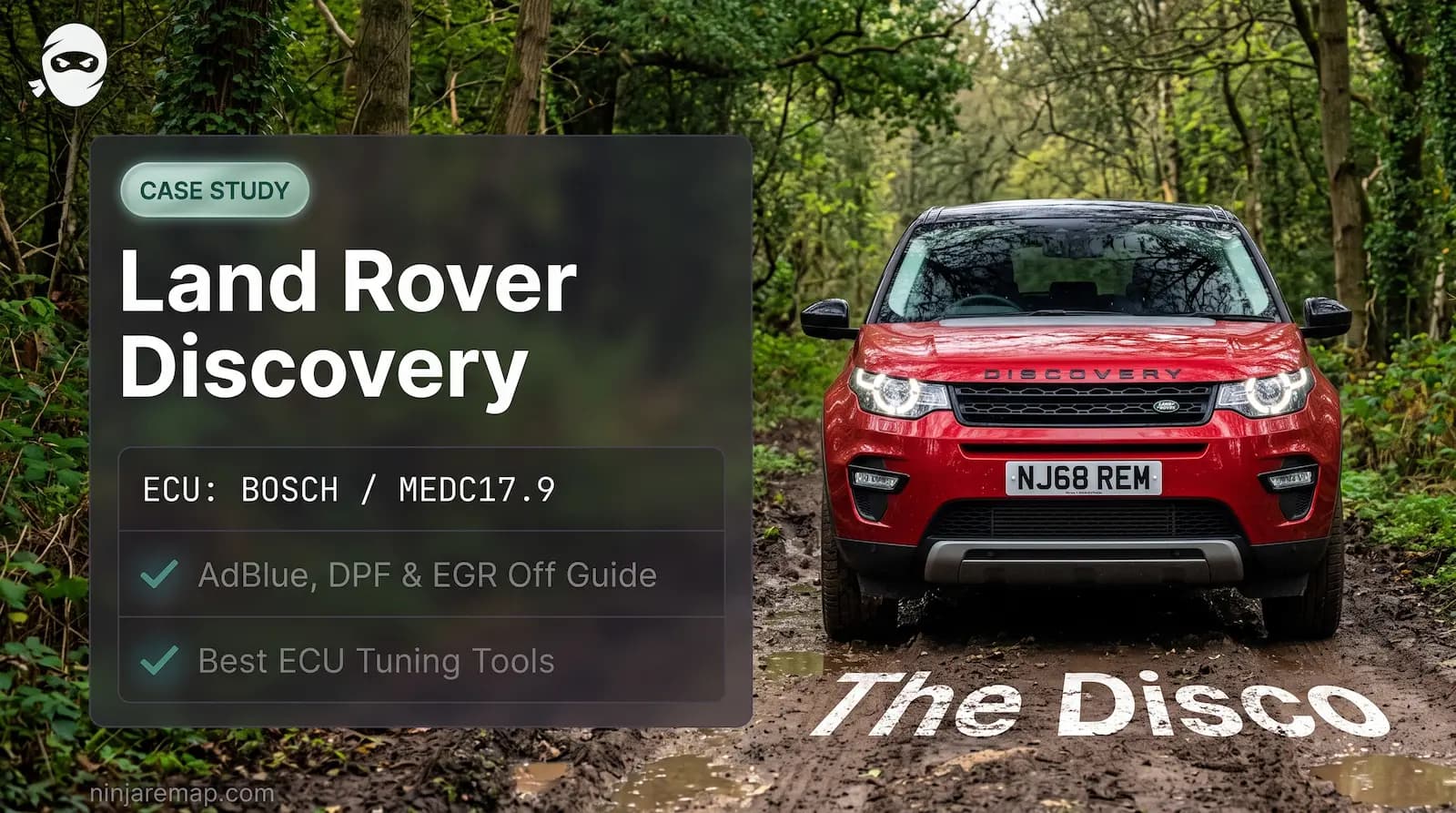 Online Adblue, DPF, EGR & DTC Off Service for Land Rover Discovery