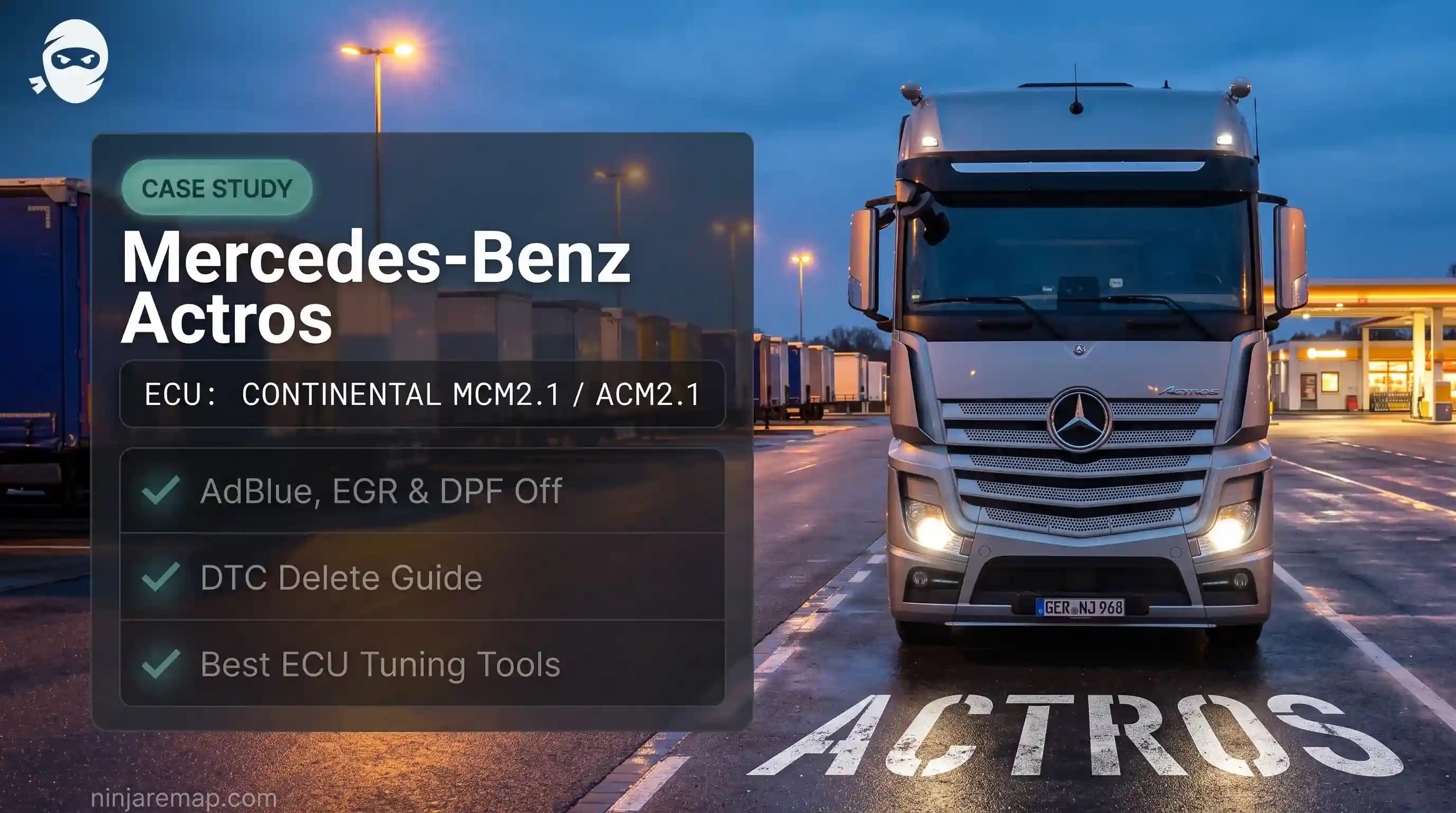 Mercedes Benz Actros Adblue, DPF, EGR Solution Guide