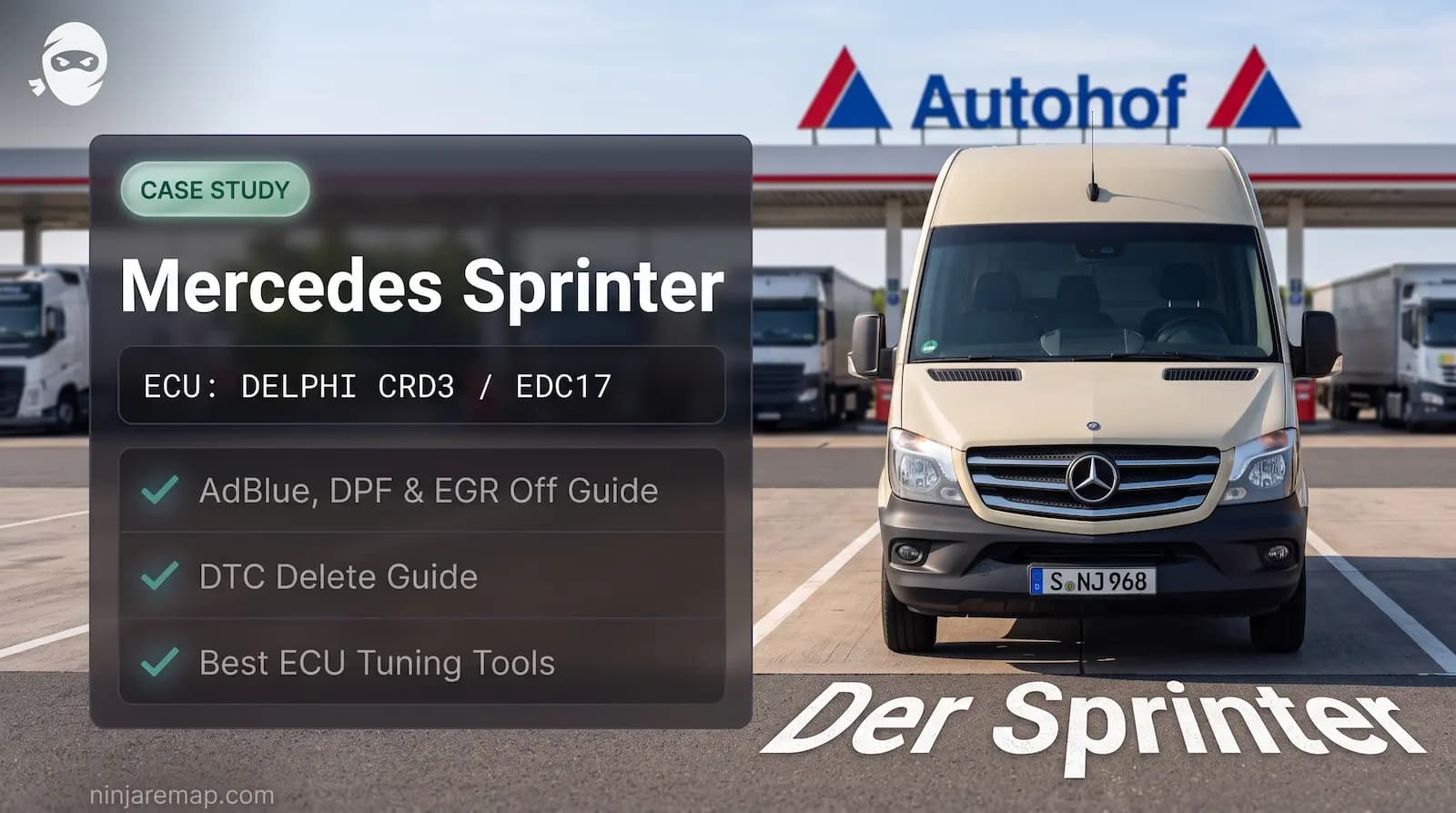 Resolving AdBlue, DPF, EGR Issues and Errors in the Mercedes Benz Sprinter