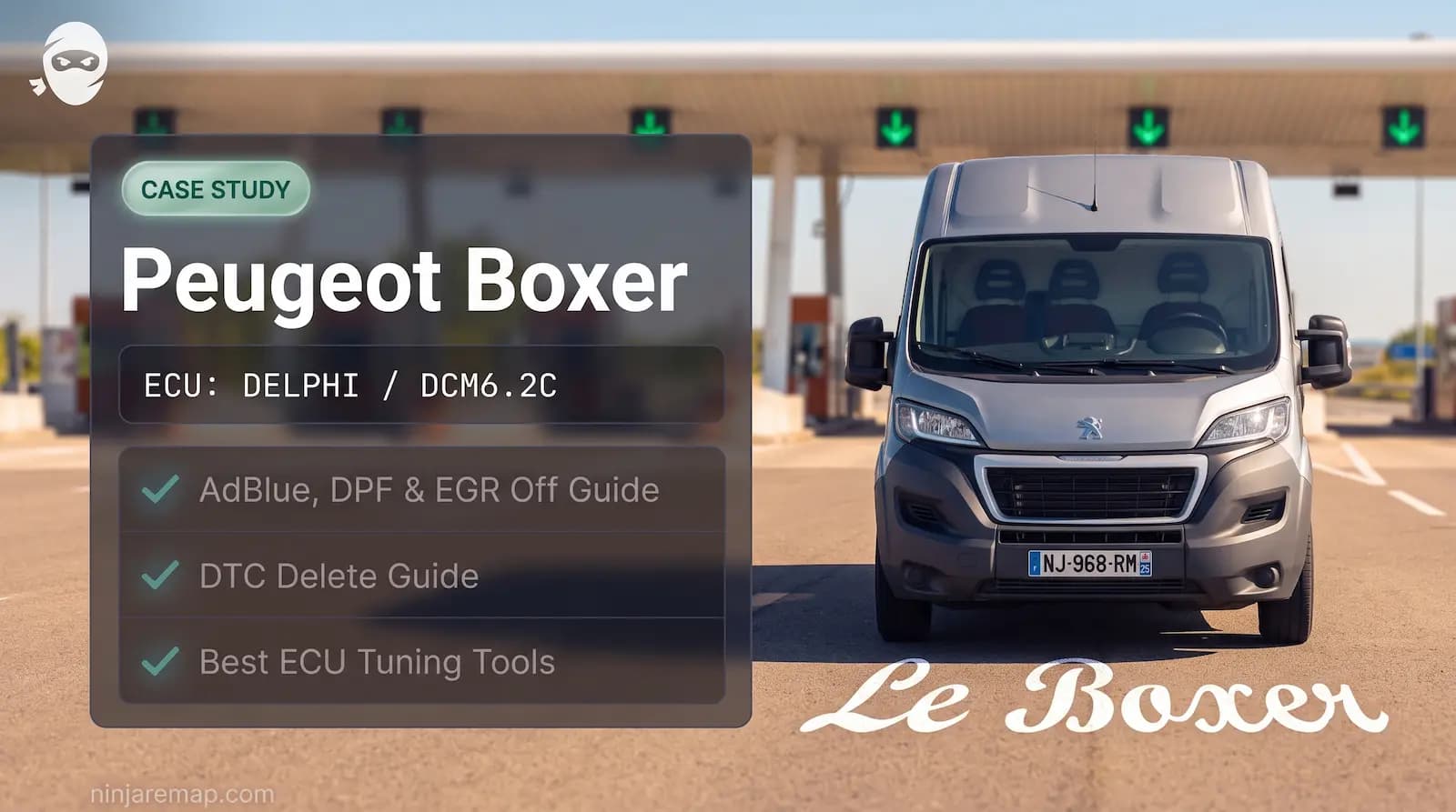 AdBlue, DPF, EGR and DTC off Service for Peugeot Boxer