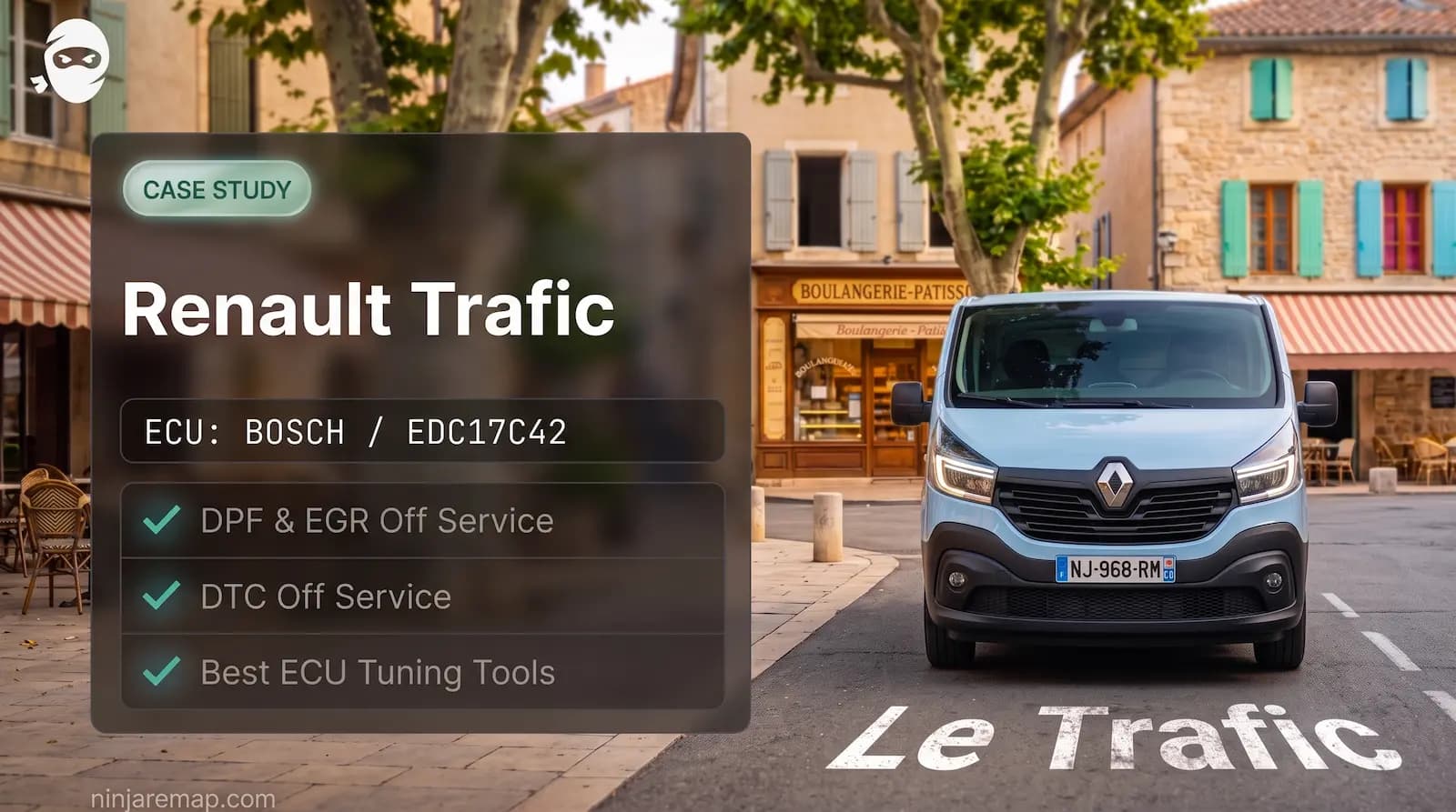 Online DPF, EGR and DTC off Service for Renault Trafic