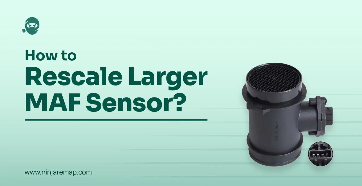 How to Rescale a Larger MAF Sensor Using ECU Tuning Software?